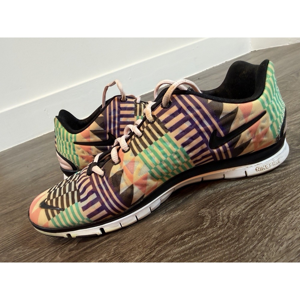 Nike Free Train 3 Training Shoes Men's Size 9 Multicolor Geometric Print - Picture 7 of 9